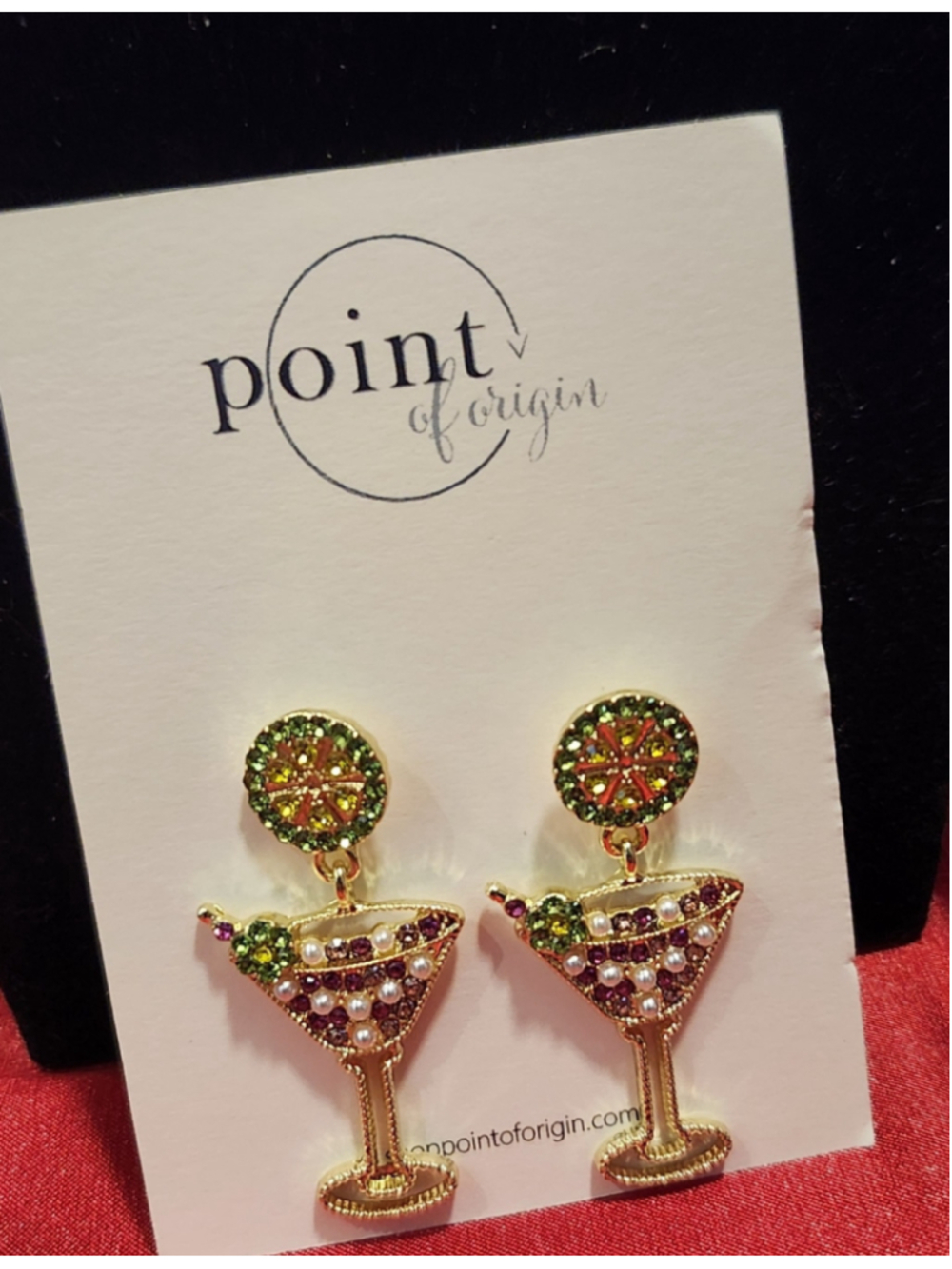 Martini being earrings NEW